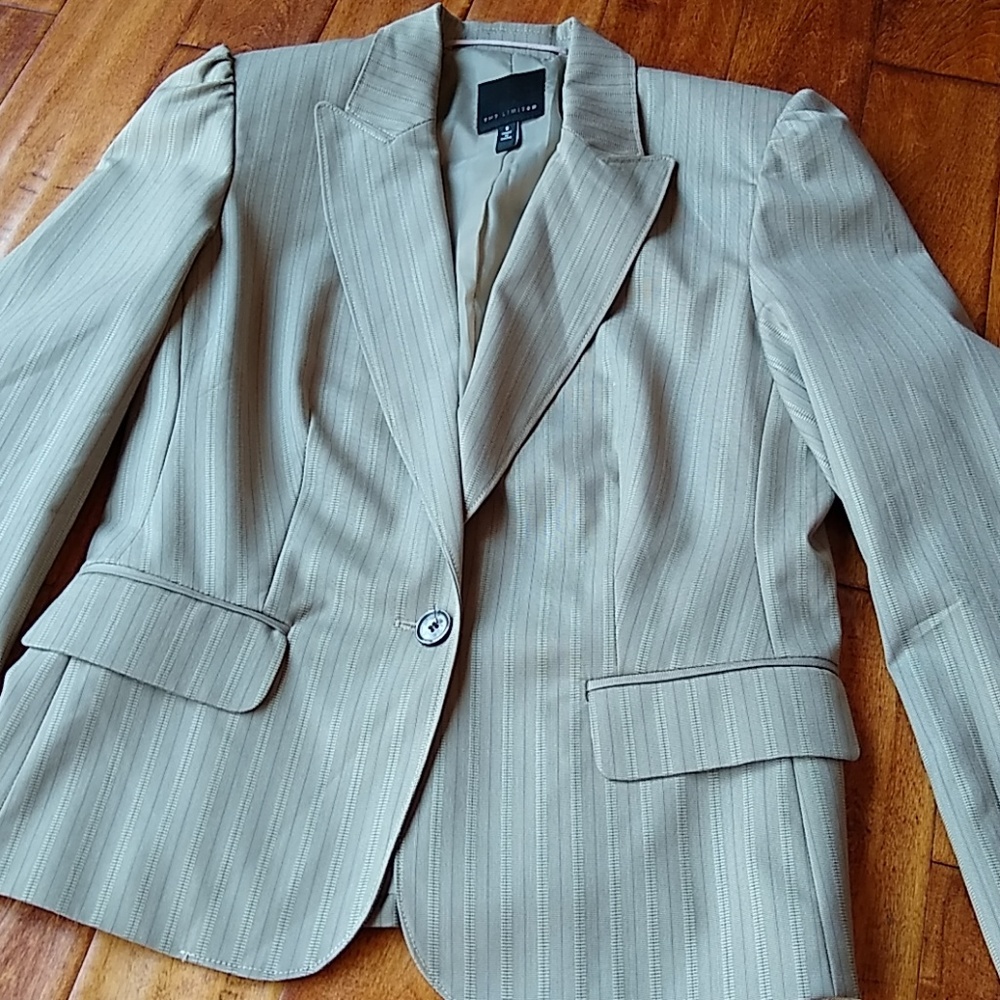 Classic Striped Blazer